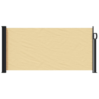 Uittrekbaar Zijscherm Zand 300 x 100 cm Polyester