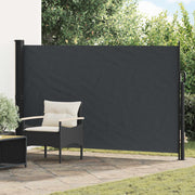 Uittrekbaar zijscherm 300x170 cm zwart polyester