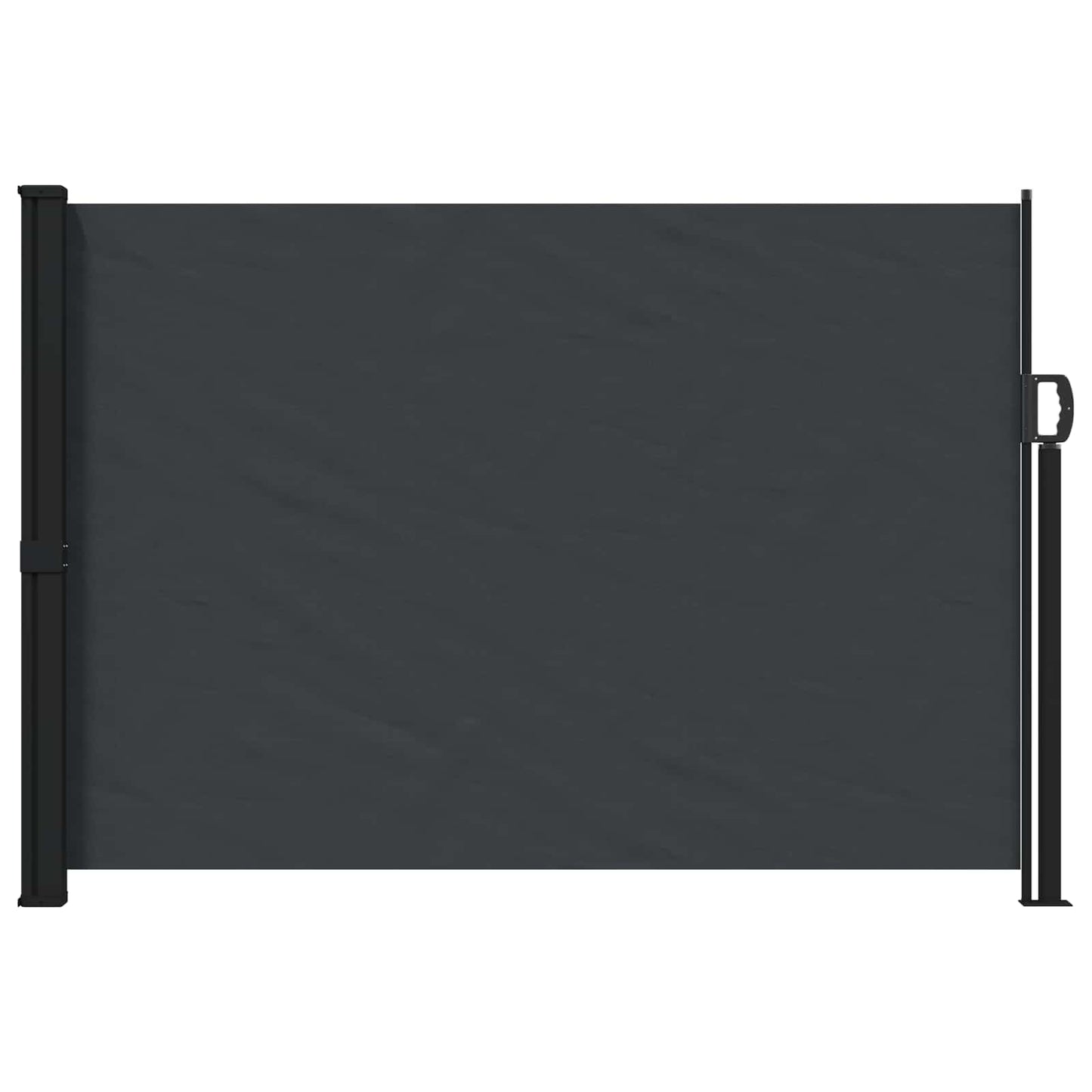 Uittrekbaar Zijscherm Zwart 300 x 170 cm Polyester