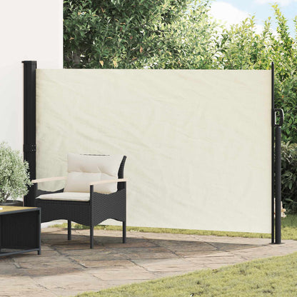 Uittrekbaar Zijscherm Crèmekleurig 300 x 170 cm Polyester