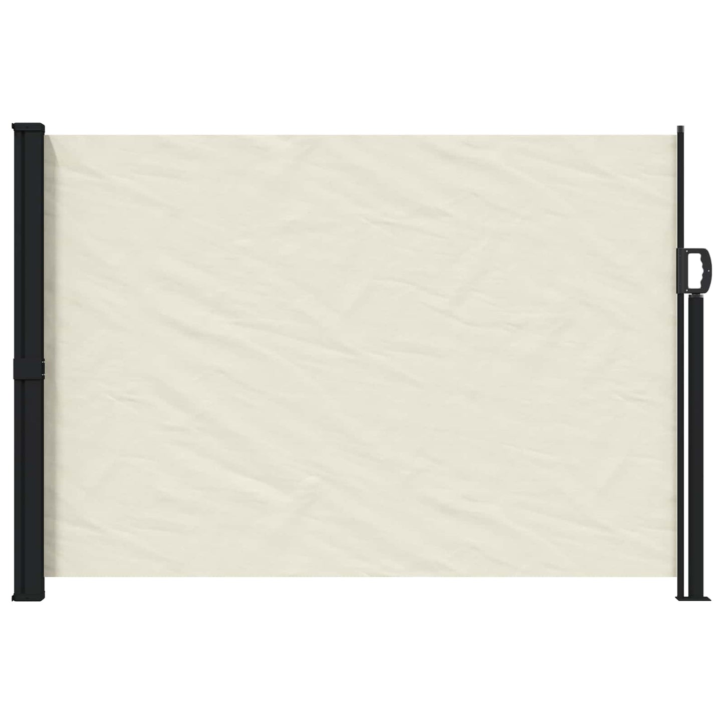Uittrekbaar Zijscherm Crèmekleurig 300 x 170 cm Polyester