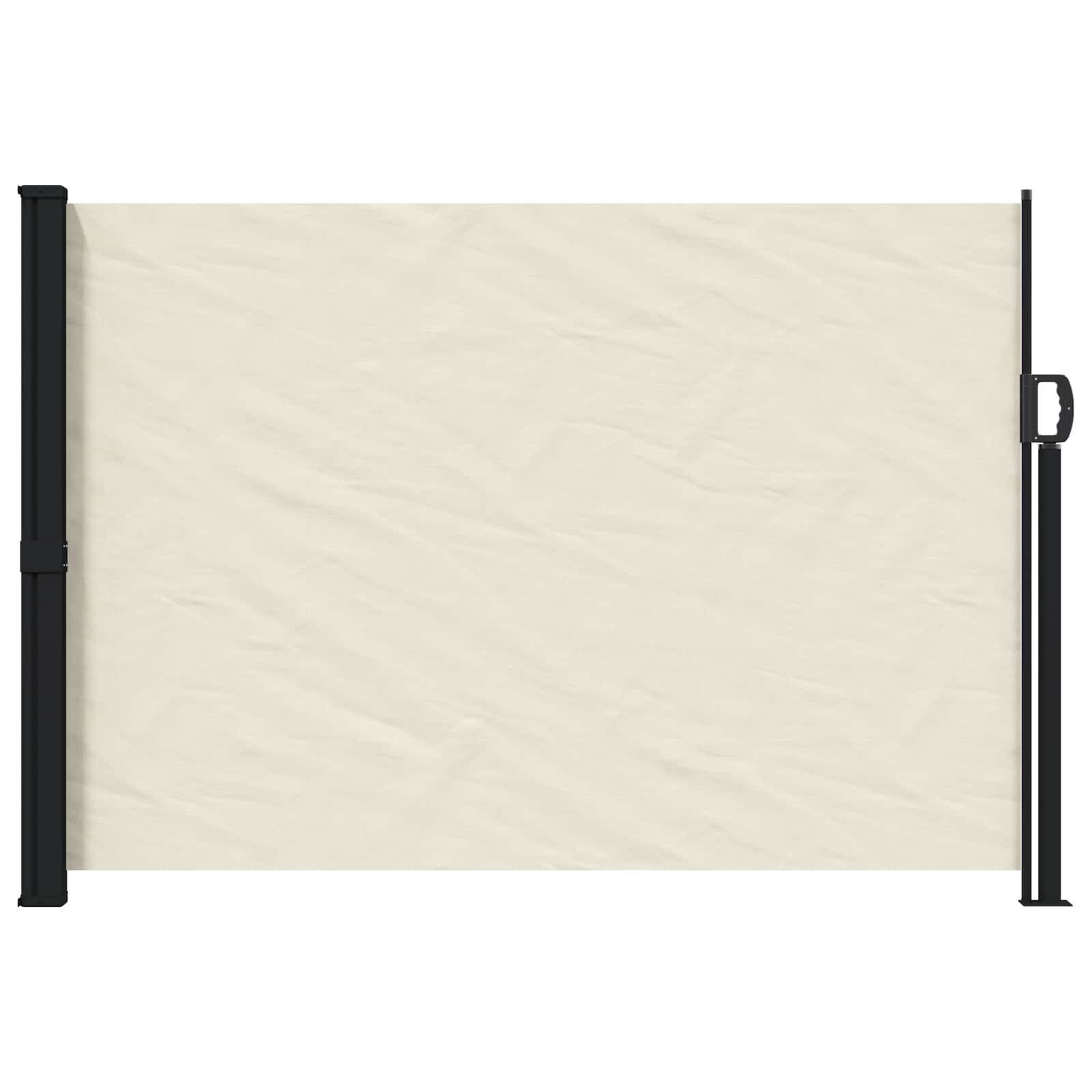Uittrekbaar Zijscherm Crèmekleurig 300 x 170 cm Polyester