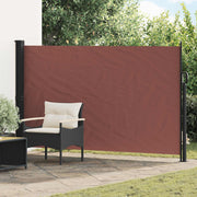 Uittrekbaar zijscherm 300x170 cm bruin polyester