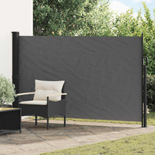Uittrekbaar Zijscherm Antracietkleurig 300 x 170 cm Polyester