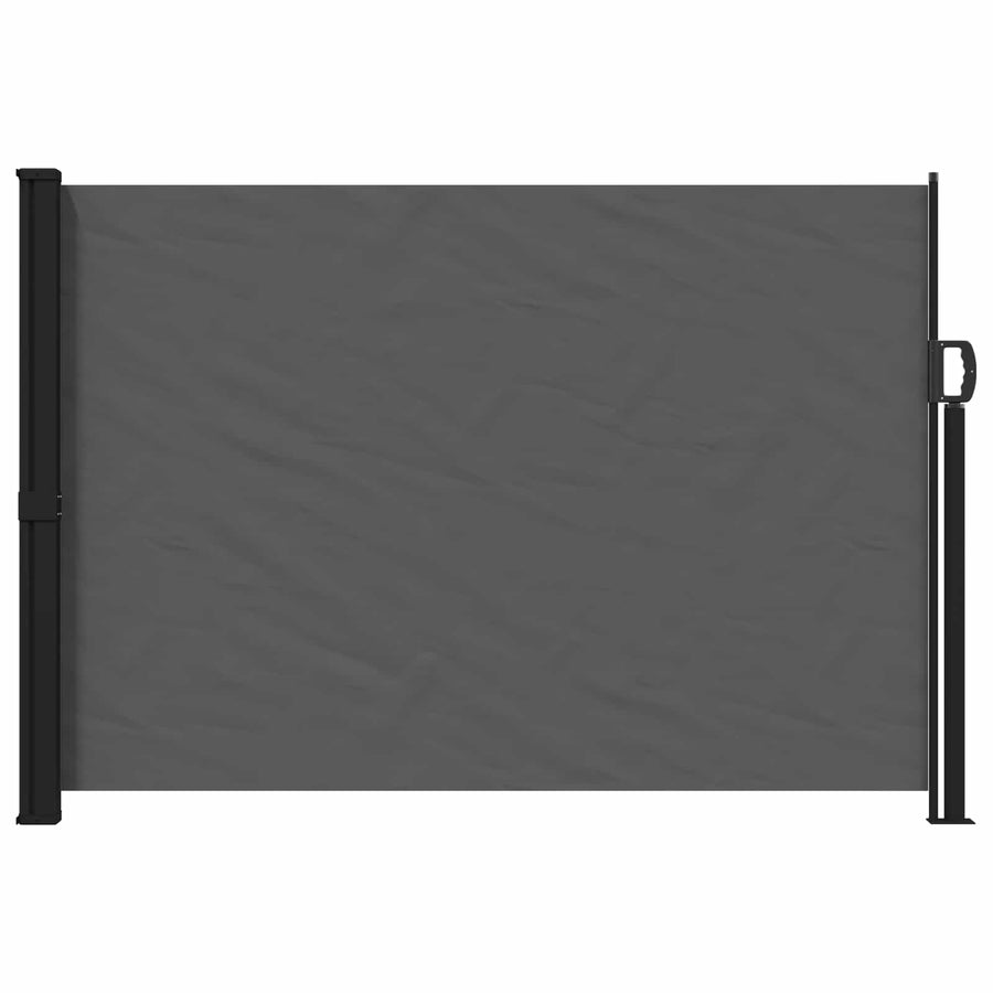 Uittrekbaar Zijscherm Antracietkleurig 300 x 170 cm Polyester