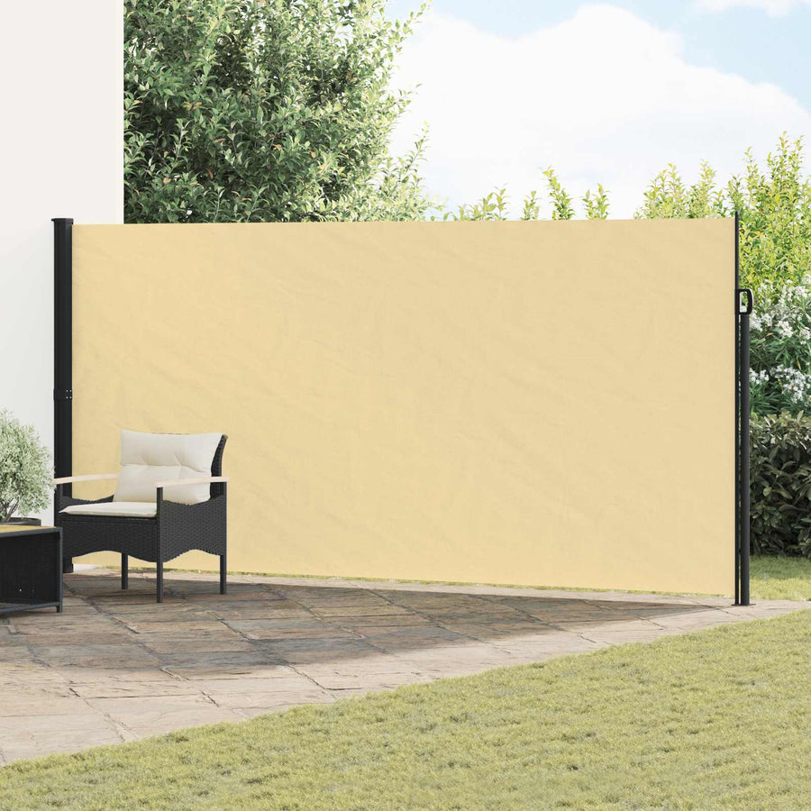 Uittrekbaar Zijscherm Zand 300 x 220 cm Polyester