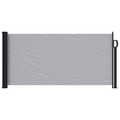 Uittrekbaar Zijscherm Grijs 500 x 100 cm Polyester