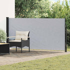 Retractable Side Awning Grey 600 x 140 cm Polyester