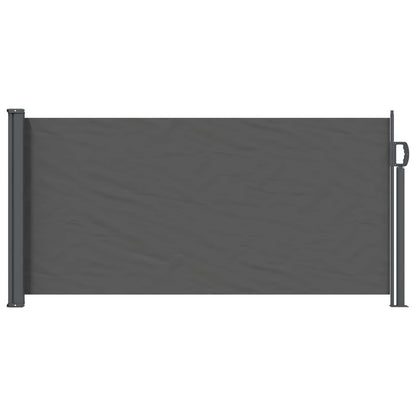Uittrekbaar Zijscherm Antracietkleurig 300 x 100 cm Polyester