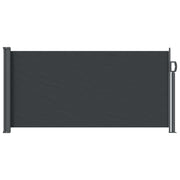 Uittrekbaar zijscherm 300x100 cm zwart polyester