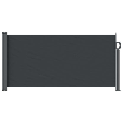 Uittrekbaar Zijscherm Zwart 300 x 100 cm Polyester