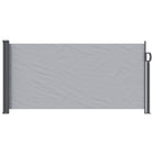Retractable Side Awning 300 x 100 cm Polyester Rectangular Grey