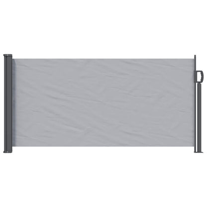 Uittrekbaar Zijscherm 300 x 100 cm Polyester Rechthoekig Grijs