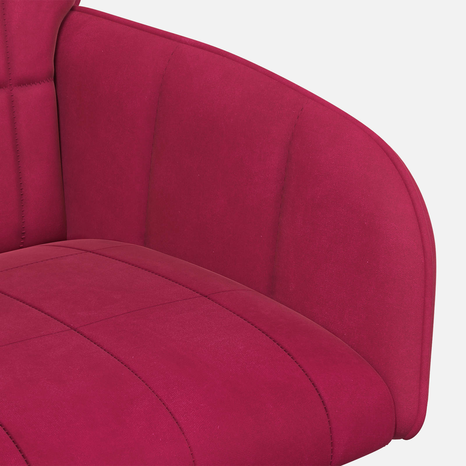 Eettafelstoelen 6 pcs fluweel Wijnrood 57 x 50 x 85 cm