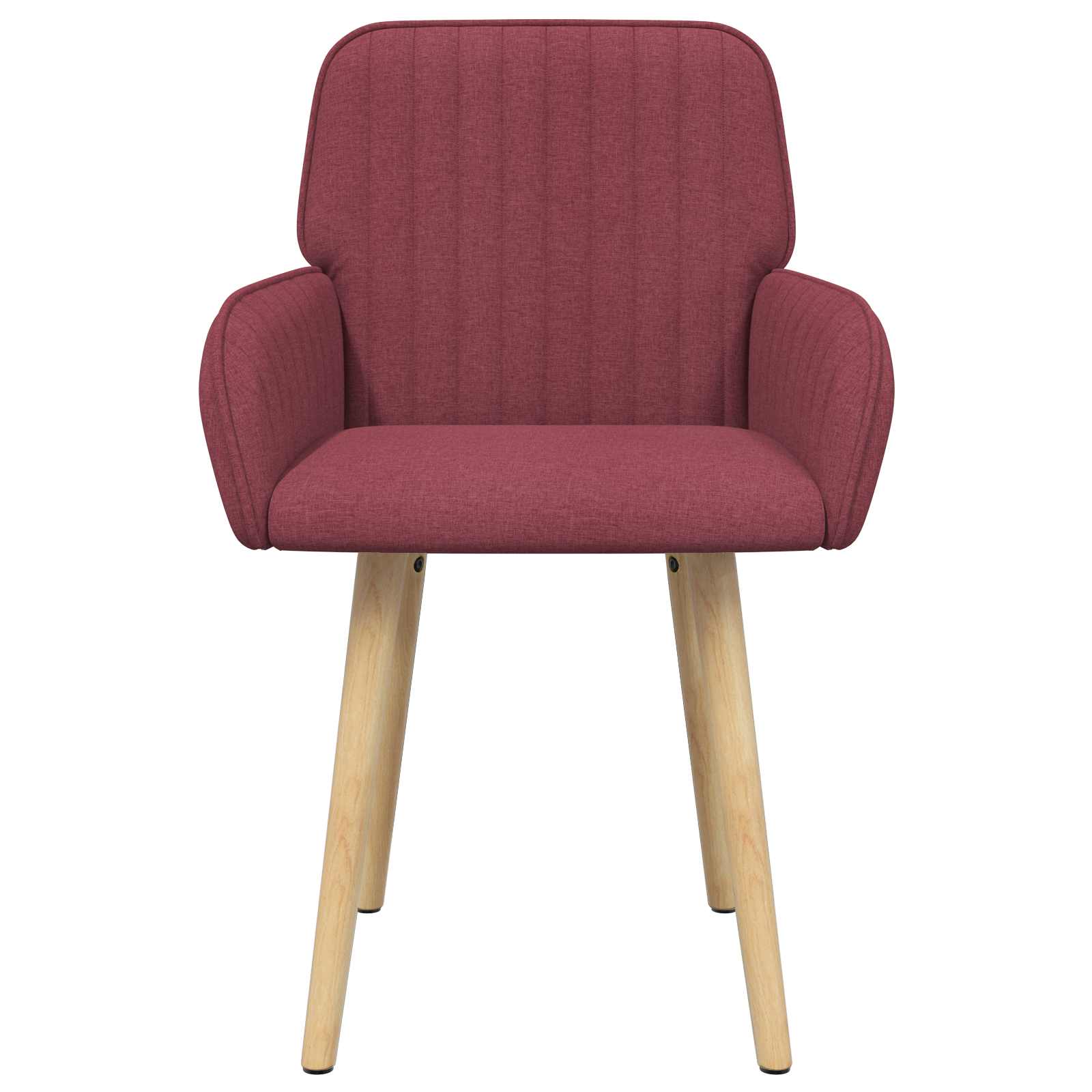 Eettafelstoelen 4 pcs Stof Wijnrood 56,5 x 50 x 87,5 cm
