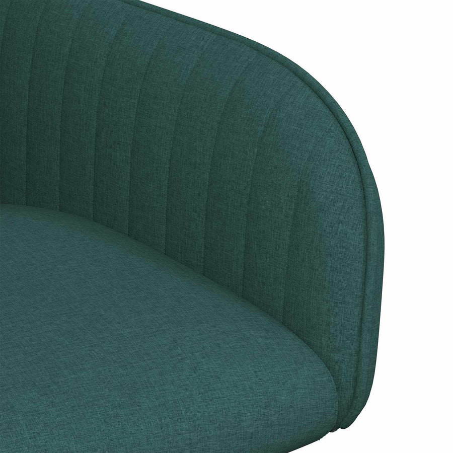 Eettafelstoelen 4 pcs Stof Donkergroen 56,5 x 50 x 87,5 cm