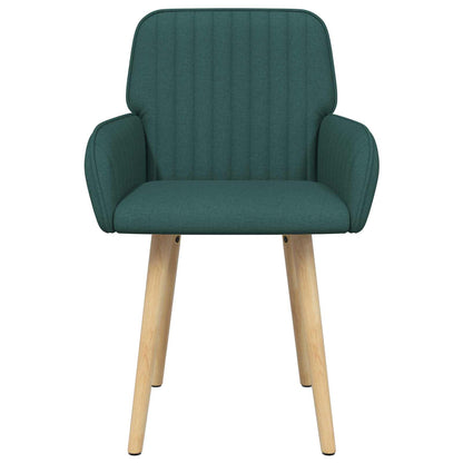 Eettafelstoelen 4 pcs Stof Donkergroen 56,5 x 50 x 87,5 cm