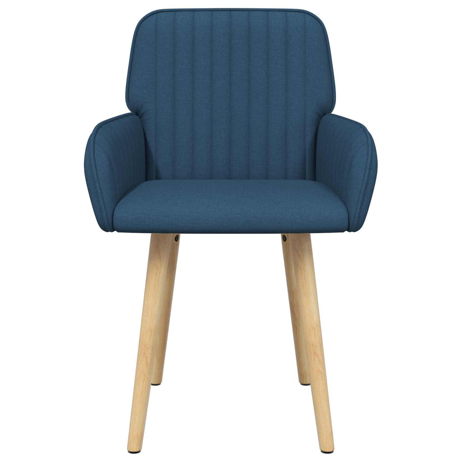 Eettafelstoelen 4 pcs Stof Blauw 56,5 x 50 x 87,5 cm