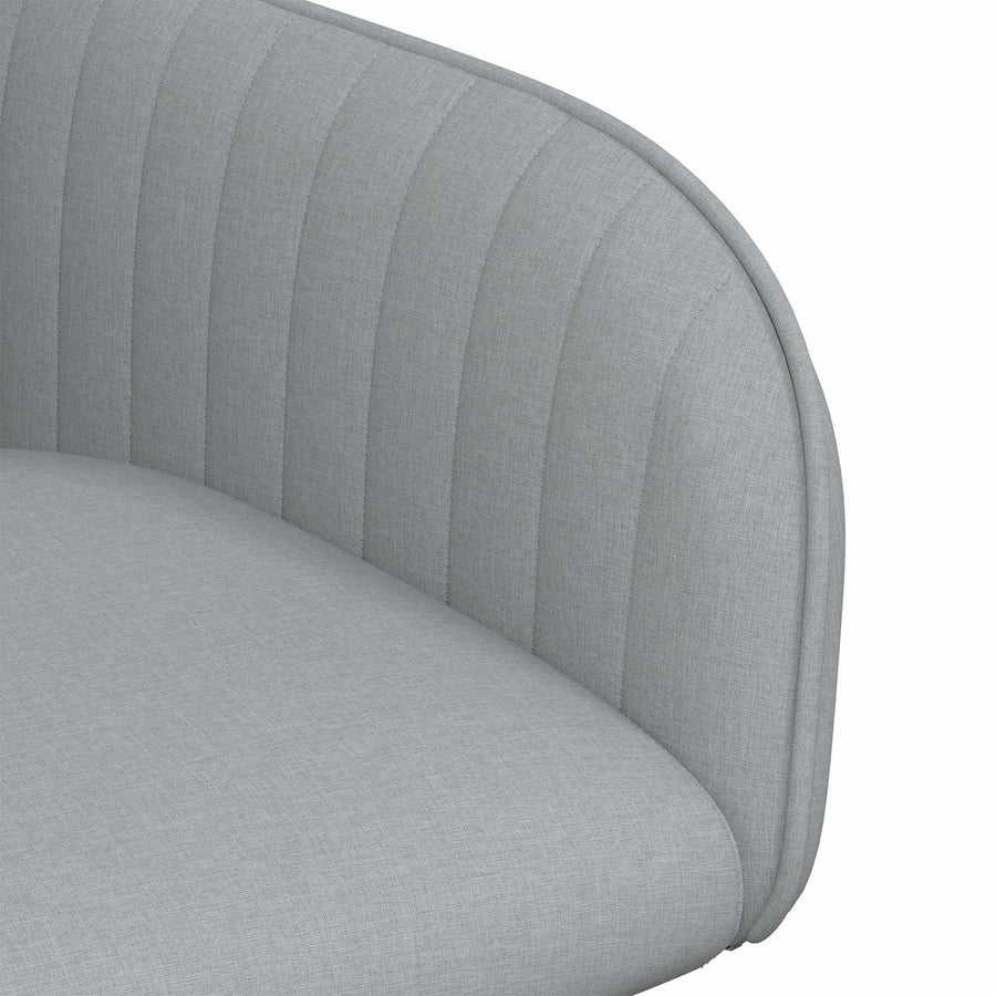 Eettafelstoelen 6 pcs Stof Lichtgrijs 56,5 x 50 x 87,5 cm