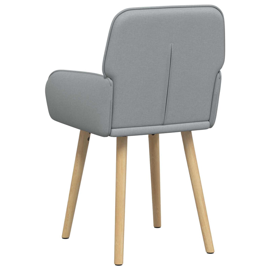 Eettafelstoelen 6 pcs Stof Lichtgrijs 56,5 x 50 x 87,5 cm