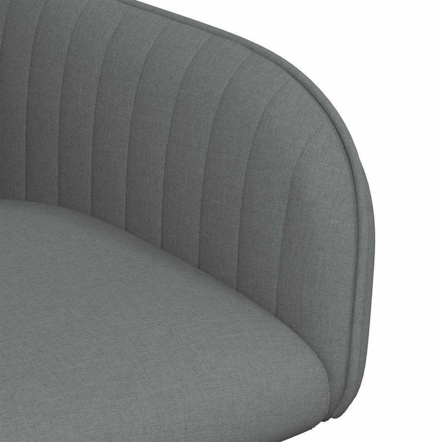 Eettafelstoelen 6 pcs Stof Donkergrijs 56,5 x 50 x 87,5 cm