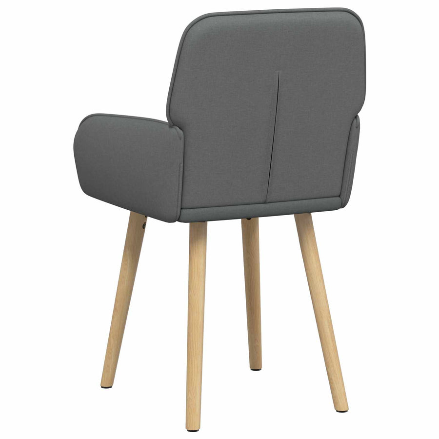 Eettafelstoelen 6 pcs Stof Donkergrijs 56,5 x 50 x 87,5 cm