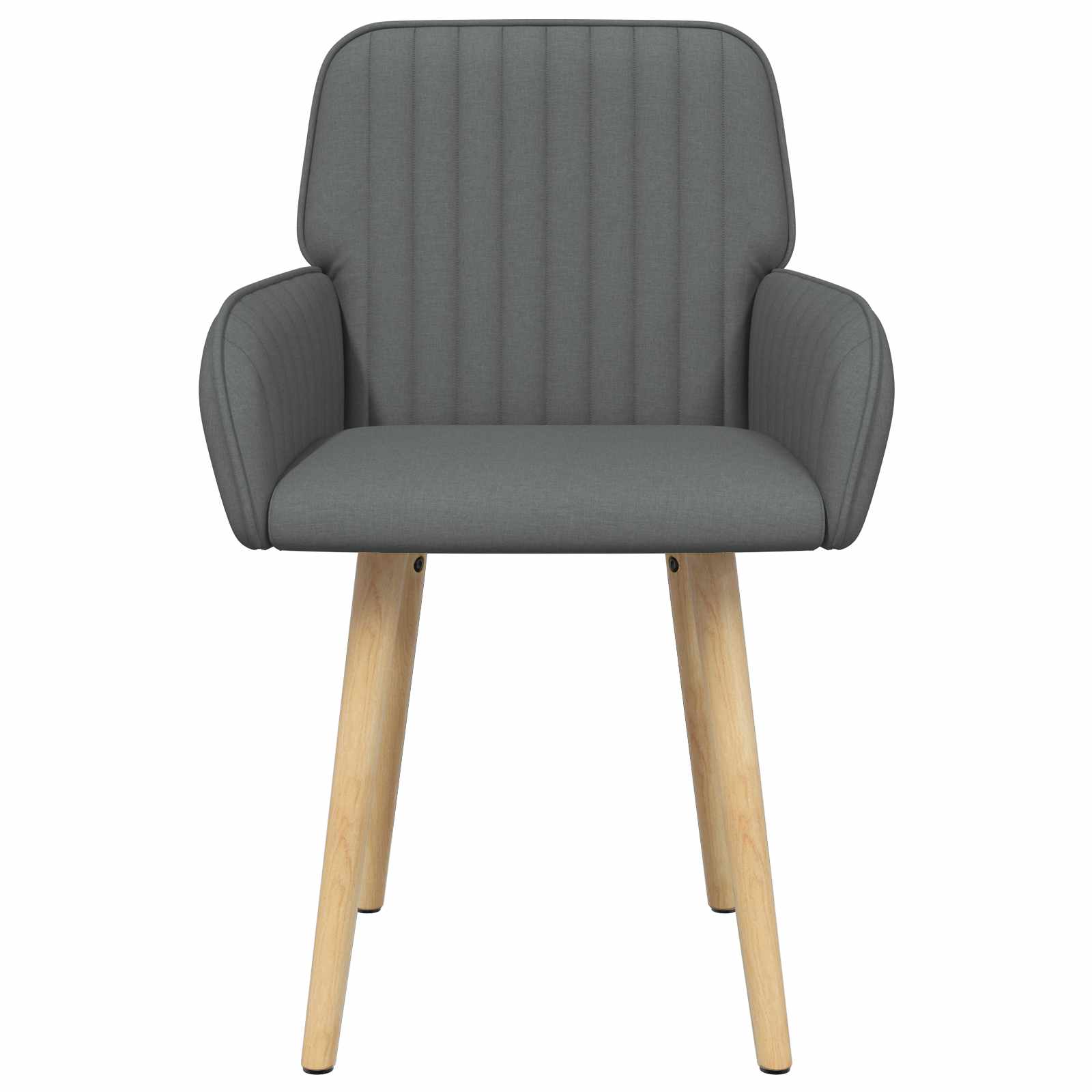 Eettafelstoelen 6 pcs Stof Donkergrijs 56,5 x 50 x 87,5 cm