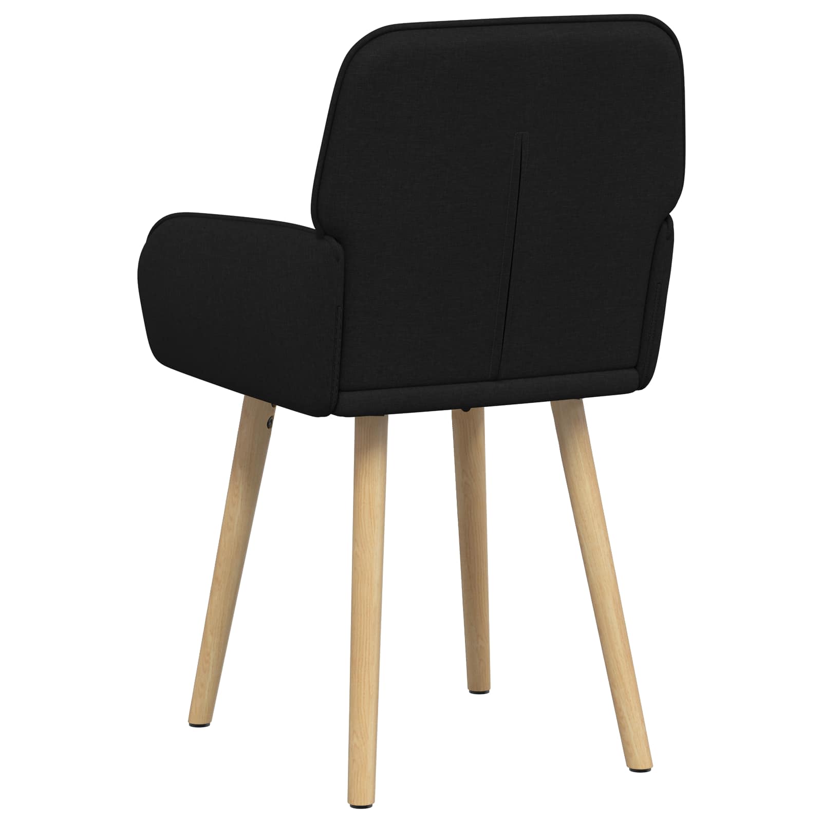 Eettafelstoelen 6 pcs Stof Zwart 56,5 x 50 x 87,5 cm