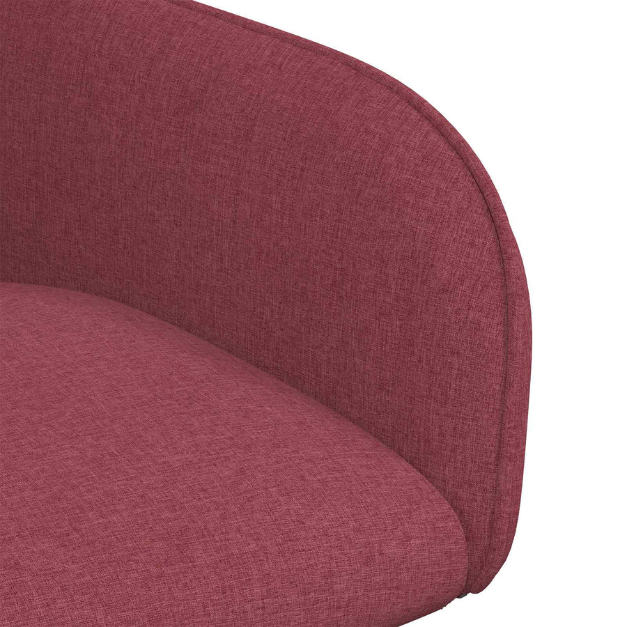 Eettafelstoelen 6 pcs Stof Wijnrood 56,5 x 50 x 87,5 cm
