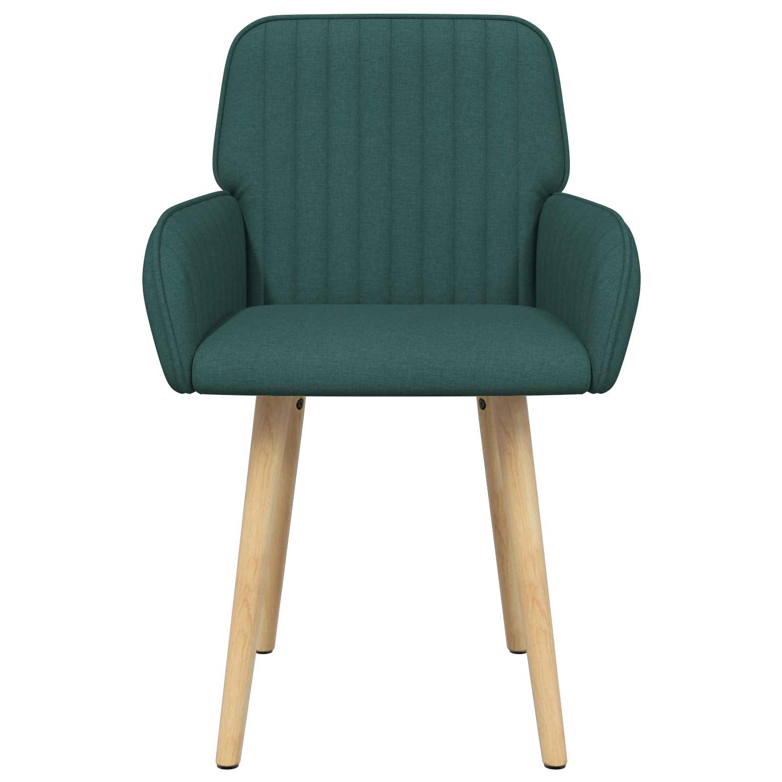 Eettafelstoelen 6 pcs Stof Donkergroen 56,5 x 50 x 87,5 cm