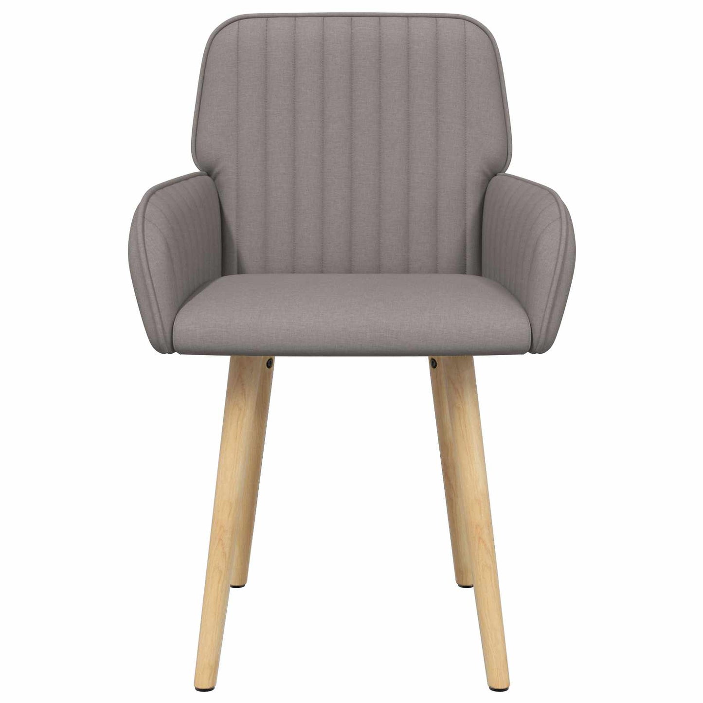 Eettafelstoelen 6 pcs Stof Taupe 56,5 x 50 x 87,5 cm