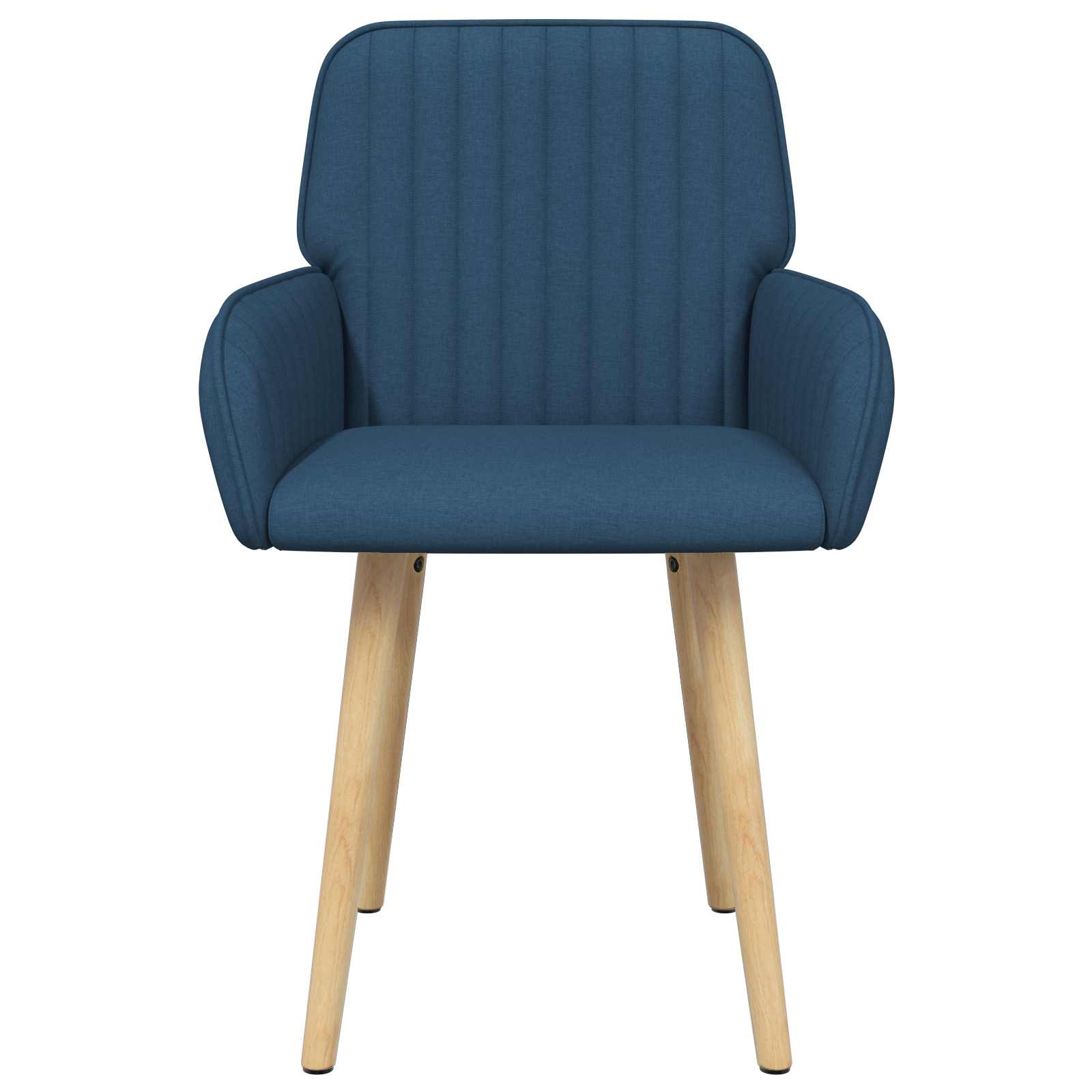 Eettafelstoelen 6 pcs Stof Blauw 56,5 x 50 x 87,5 cm