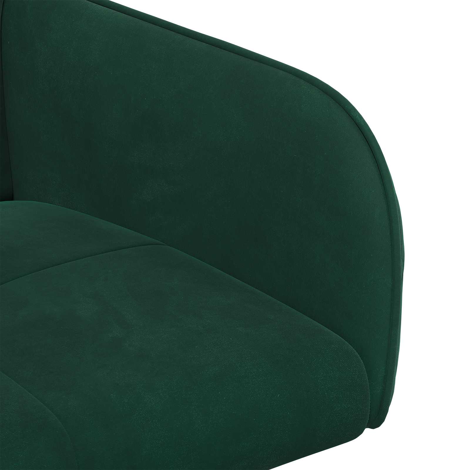 Eettafelstoelen 4 pcs fluweel Donkergroen 59 x 56,5 x 86 cm