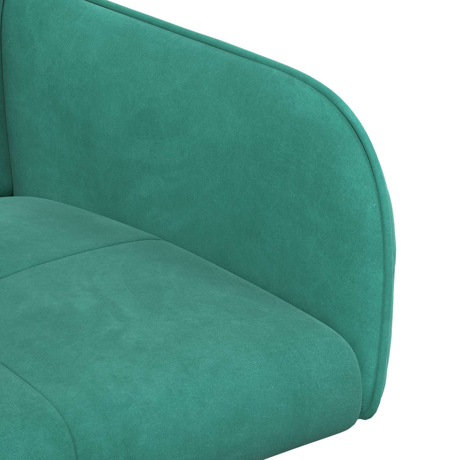 Eettafelstoelen 4 pcs fluweel Turquoise 59 x 56,5 x 86 cm
