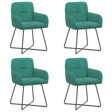 Eettafelstoelen 4 pcs fluweel Turquoise 59 x 56,5 x 86 cm