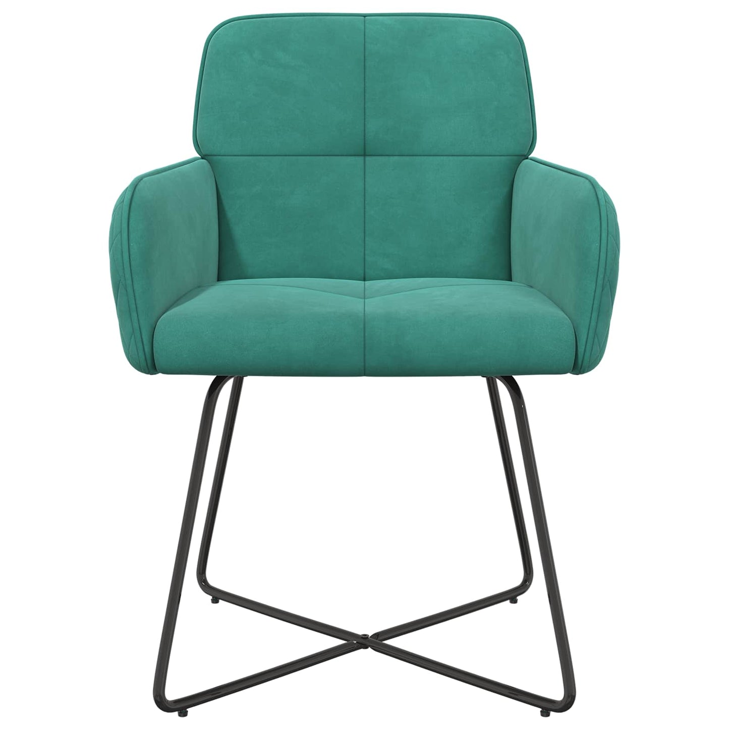 Eettafelstoelen 4 pcs fluweel Turquoise 59 x 56,5 x 86 cm