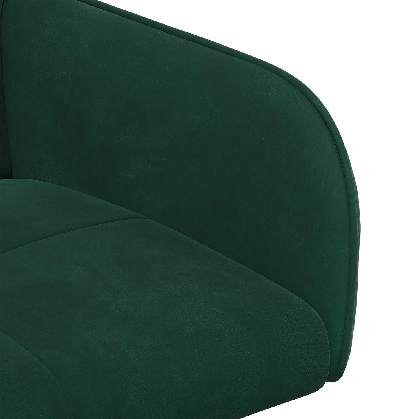 Eettafelstoelen 6 pcs fluweel Donkergroen 59 x 56,5 x 86 cm