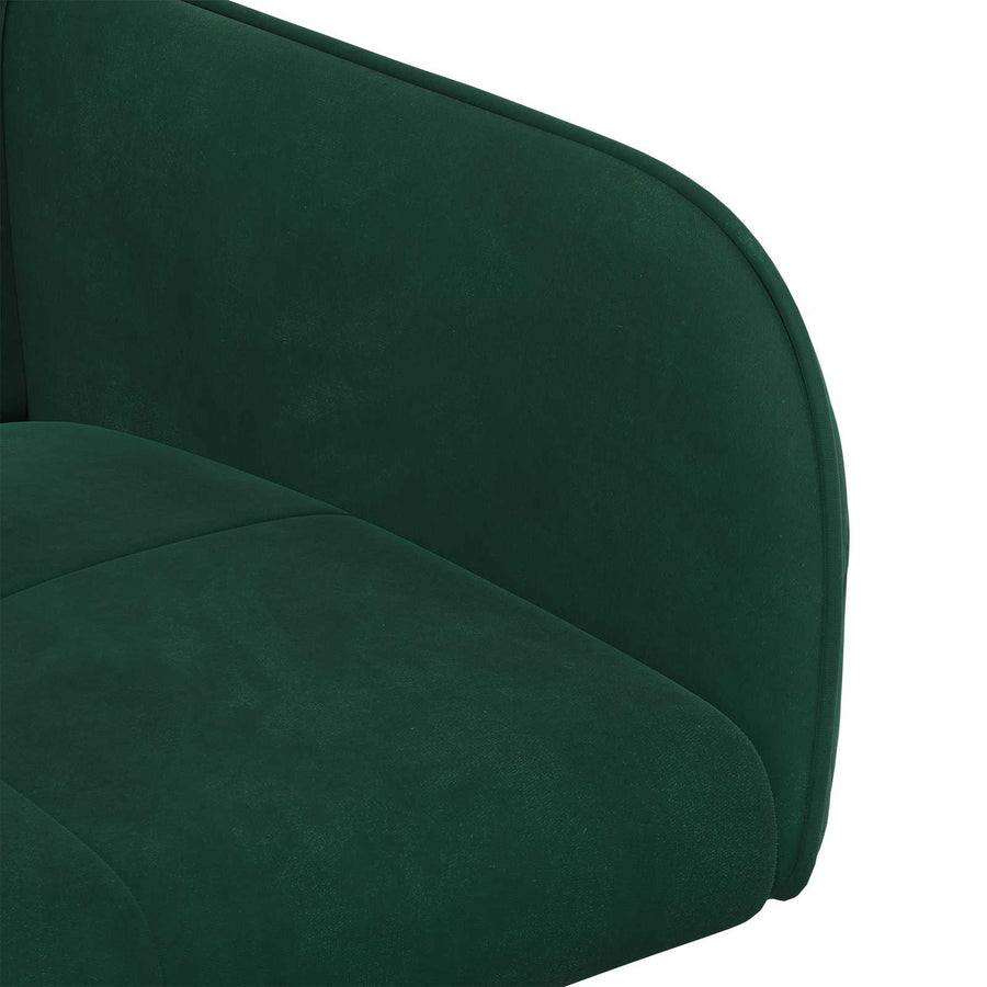 Eettafelstoelen 6 pcs fluweel Donkergroen 59 x 56,5 x 86 cm