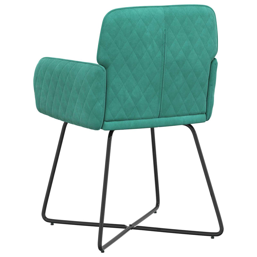 Eettafelstoelen 6 pcs fluweel Turquoise 59 x 56,5 x 86 cm