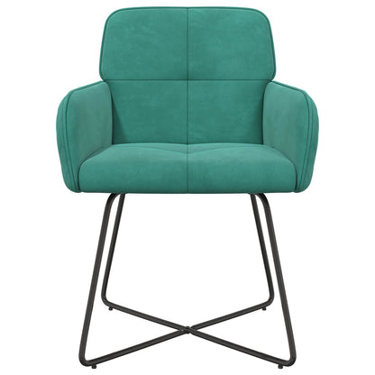 Eettafelstoelen 6 pcs fluweel Turquoise 59 x 56,5 x 86 cm