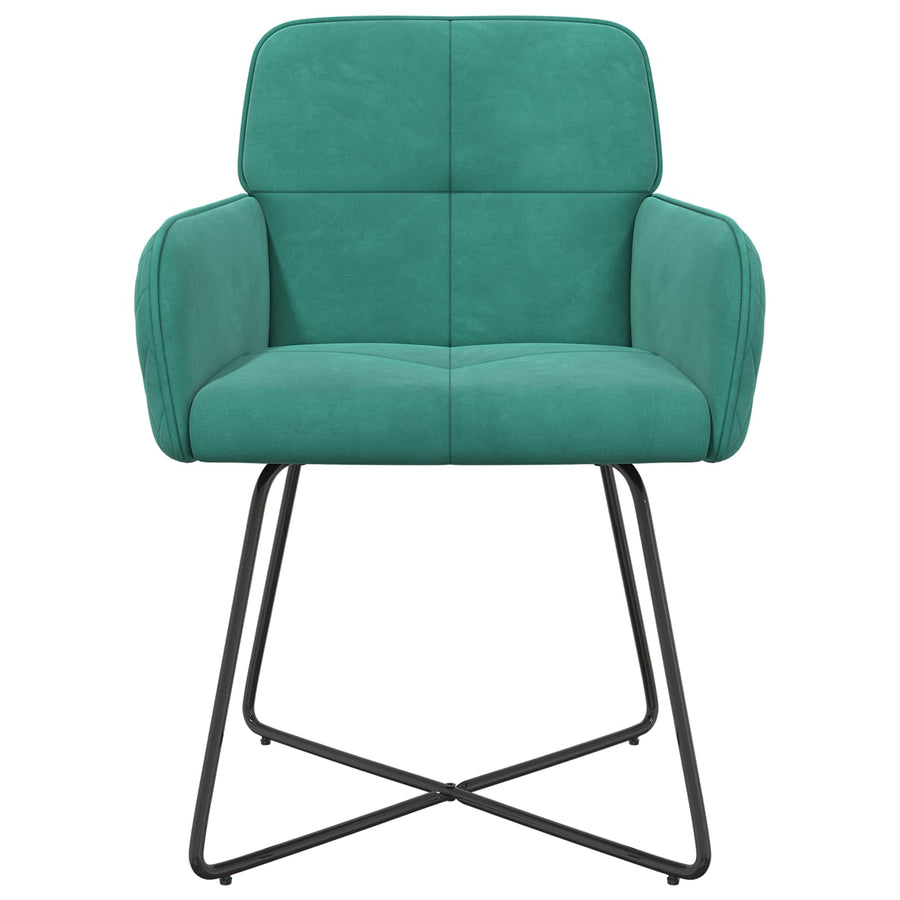 Eettafelstoelen 6 pcs fluweel Turquoise 59 x 56,5 x 86 cm