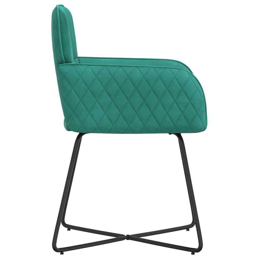 Eettafelstoelen 6 pcs fluweel Turquoise 59 x 56,5 x 86 cm
