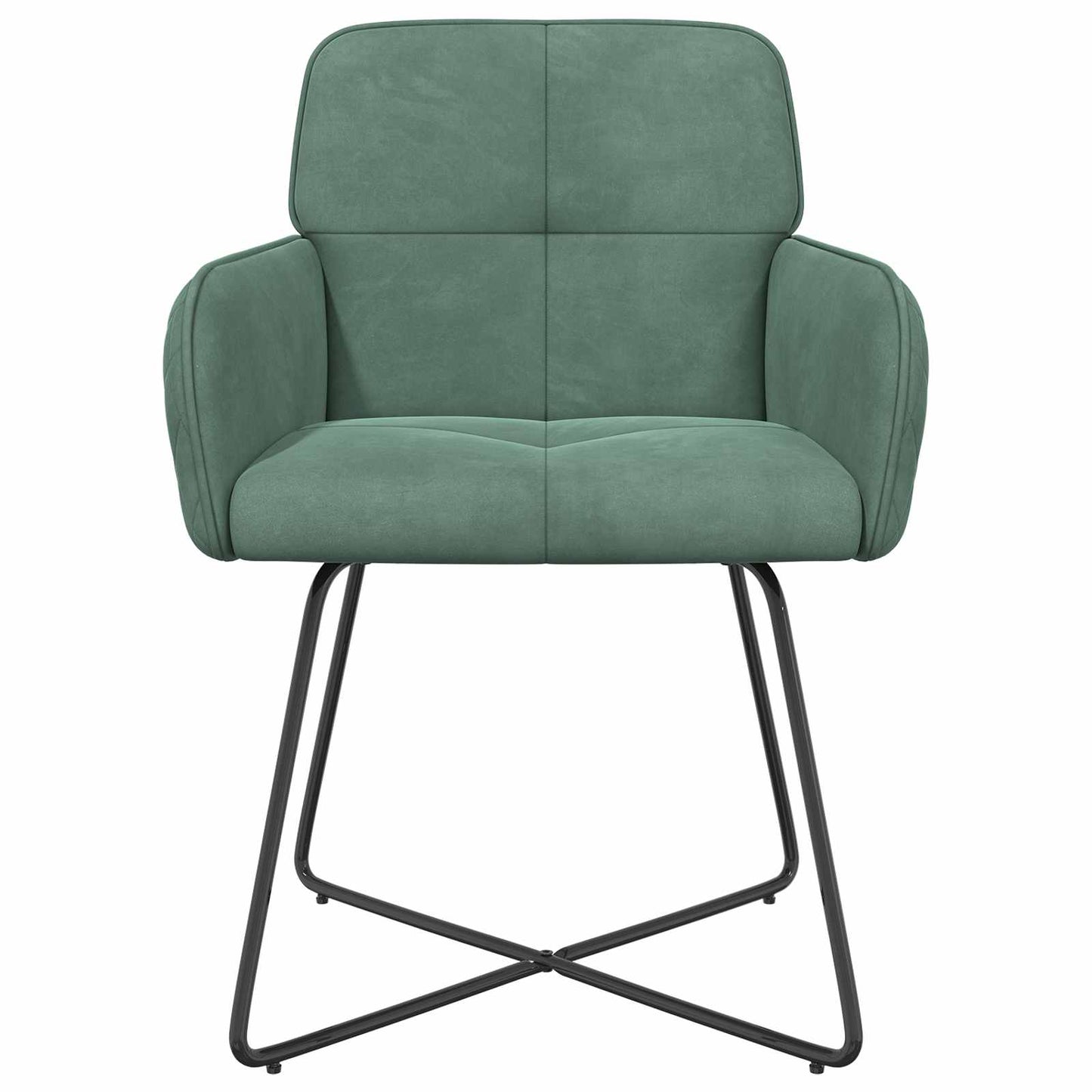 Eettafelstoelen 6 pcs fluweel Zeegroen 59 x 56,5 x 86 cm