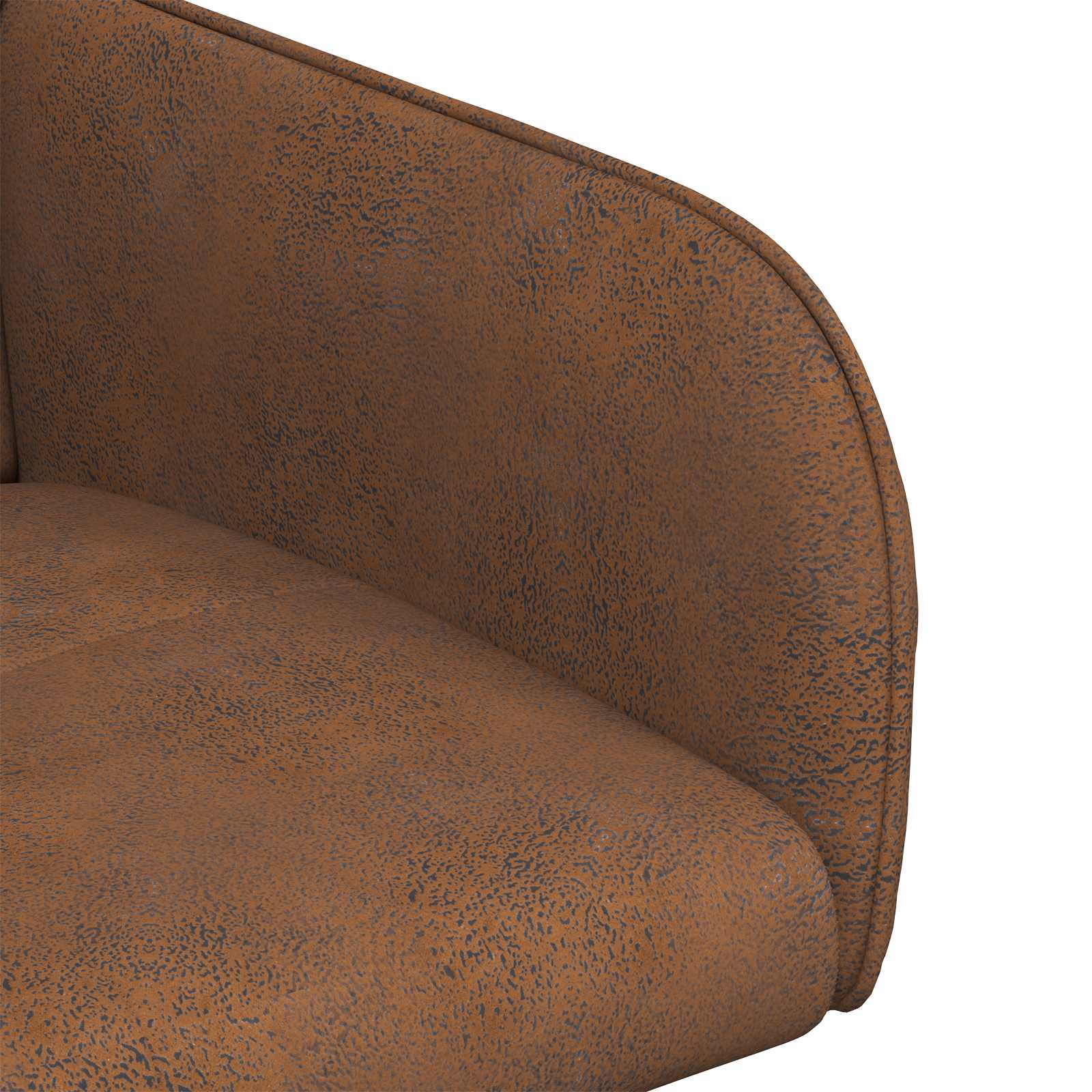 Eettafelstoelen 6 pcs Nep Suede Leer Bruin 59 x 56,5 x 85 cm