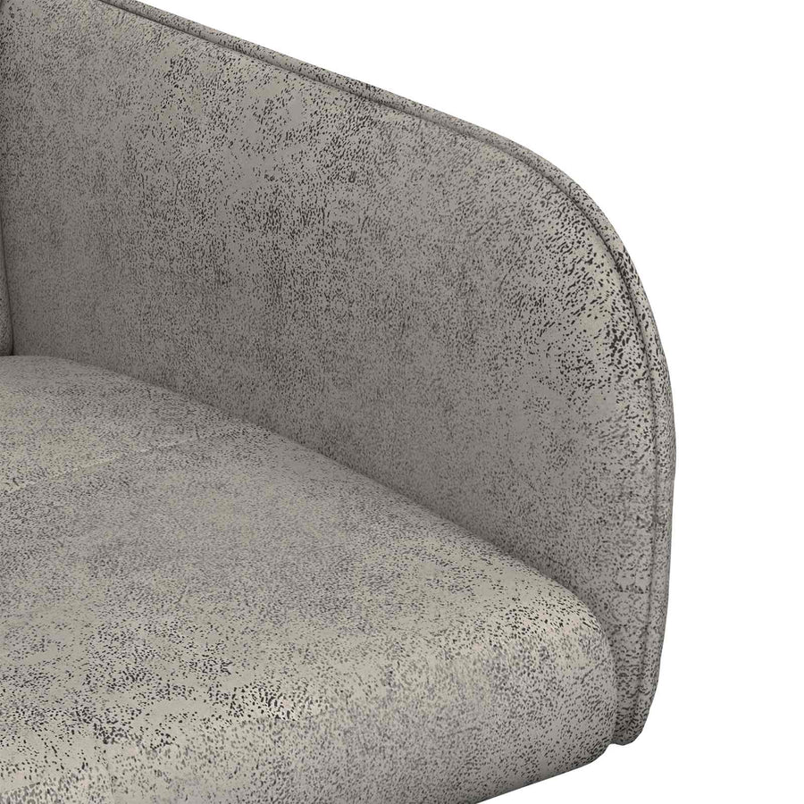 Eettafelstoelen 6 pcs Nep Suede Leer Lichtgrijs