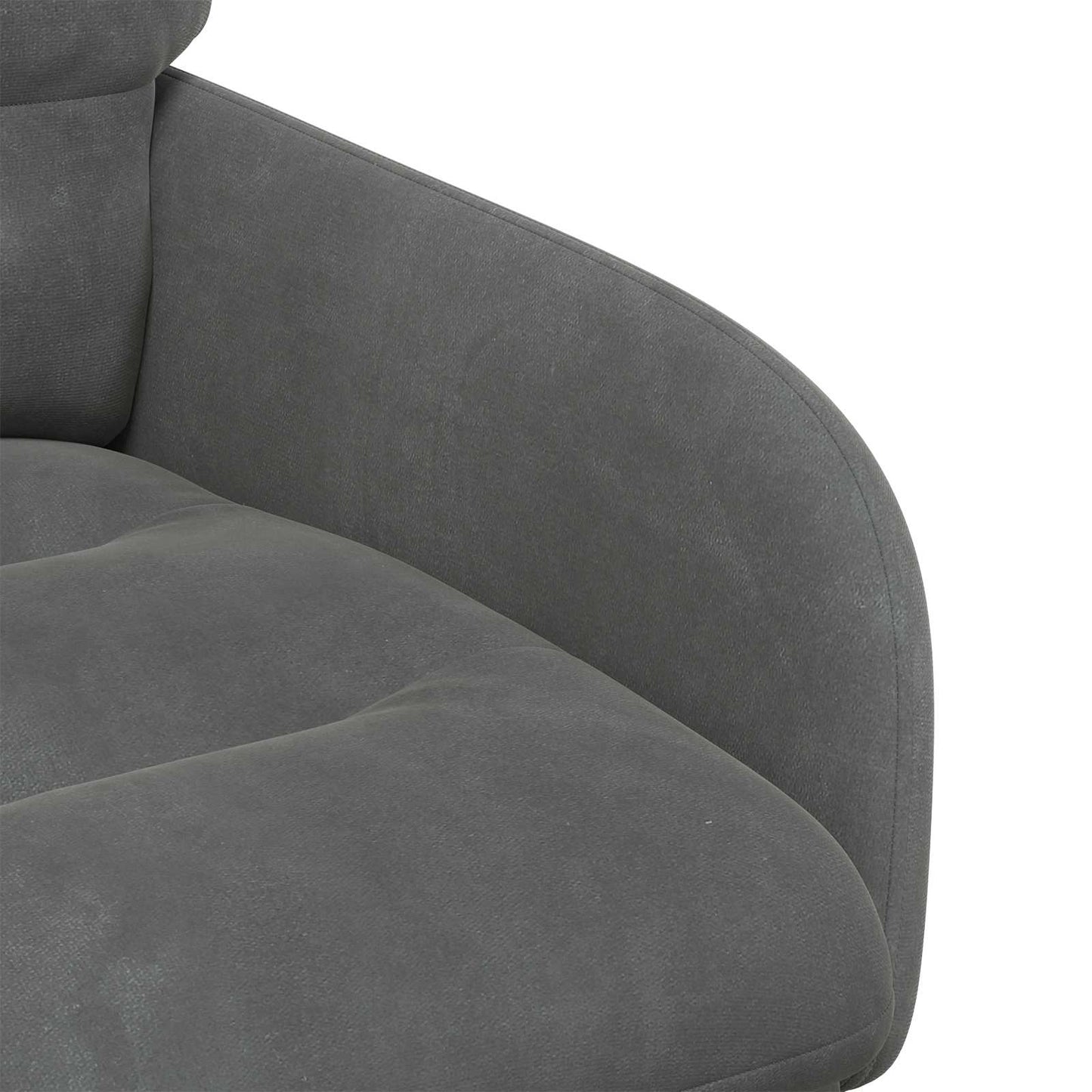 Eettafelstoelen 4 pcs fluweel Donkergrijs 59 x 59,5 x 90 cm