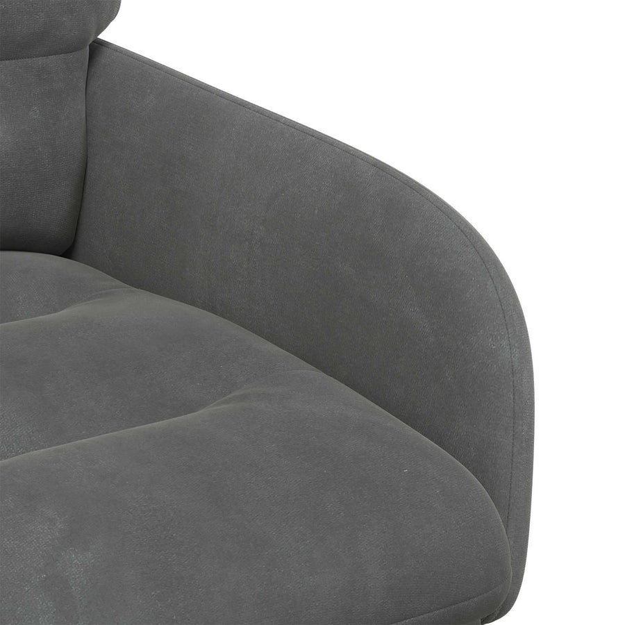 Eettafelstoelen 4 pcs fluweel Donkergrijs 59 x 59,5 x 90 cm