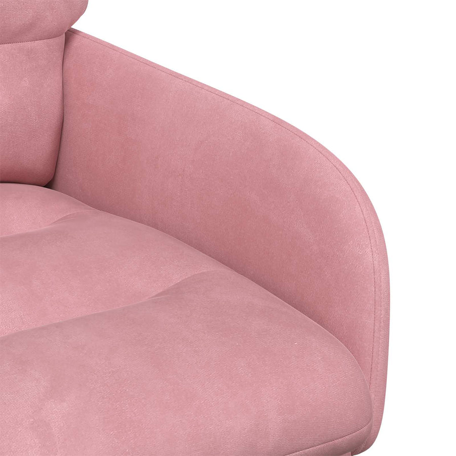 Eettafelstoelen 4 pcs fluweel Roze 59 x 59,5 x 90 cm