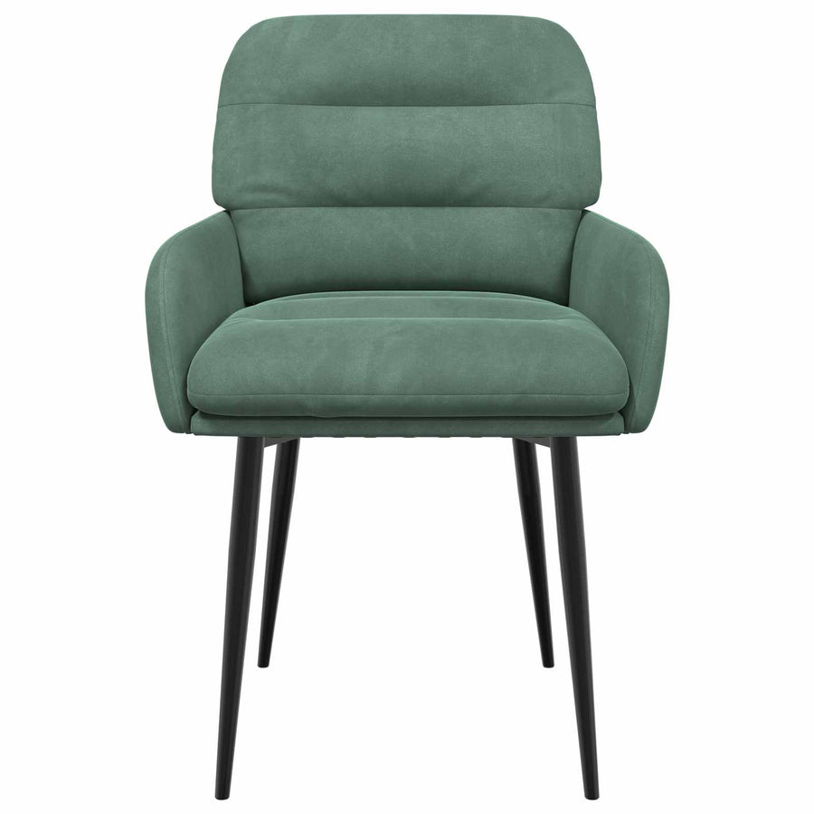 Eettafelstoelen 4 pcs fluweel Zeegroen 59 x 59,5 x 90 cm