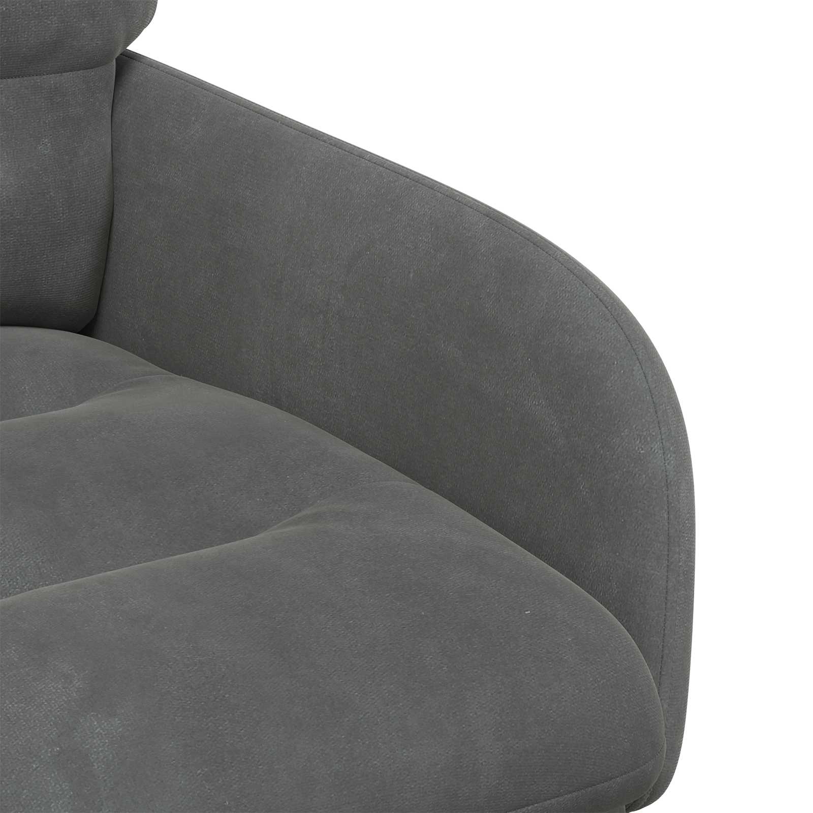 Eettafelstoelen 6 pcs fluweel Donkergrijs 59 x 59,5 x 90 cm